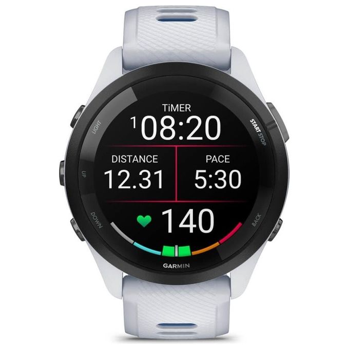 Garmin Forerunner 265 1.3'' AMOLED 46mm Nero-Bianco GPS Satellitare