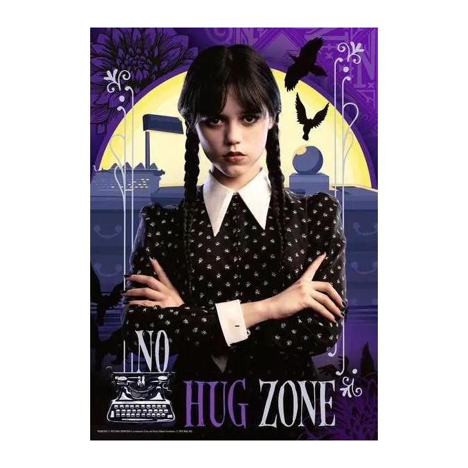 Ravensburger Puzzle 300 Pezzi Wednesday No Hug Zone