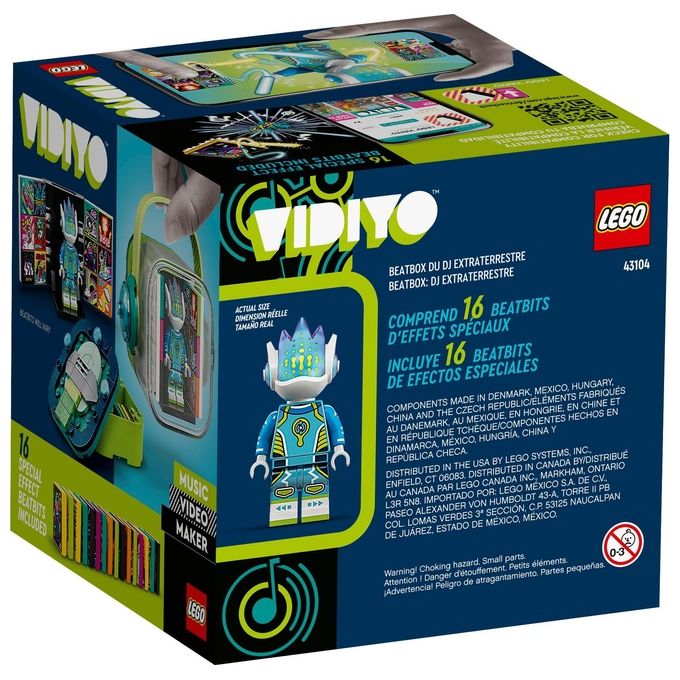 LEGO Vidiyo Alien Dj BeatBox Creatore Video Musicali con Alieno