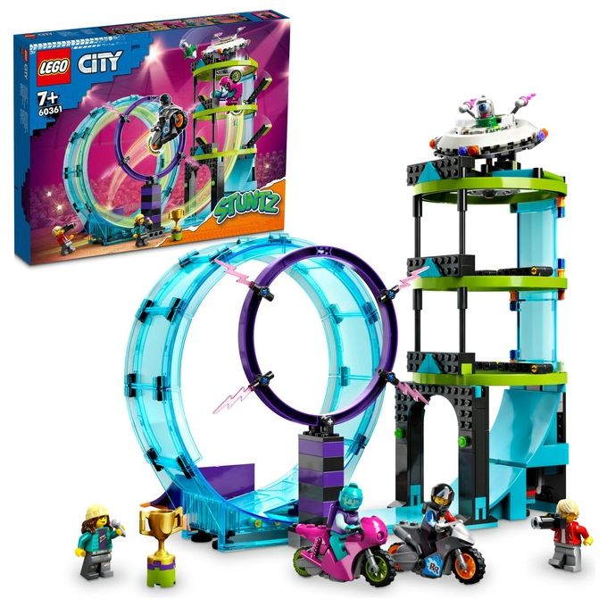 LEGO 60361 City Stuntz Set da Costruzione 385 pezzi per Bambini 7+ anni colore Multicolore
