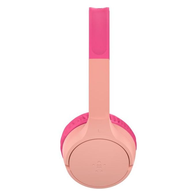 Belkin SoundForm Mini Cuffie Wireless per Bambini con Microfono Rosa