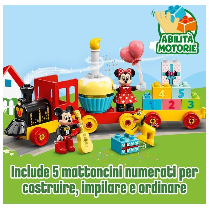 LEGO Duplo Disney Il Treno del Compleanno di Topolino e Minnie