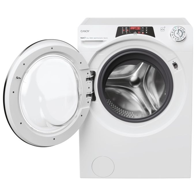 Candy Rapido' RO14146DWMCT-1-S – Lavatrice Libera Installazione 14 kg, Classe A, Centrifuga 1400 giri, Profondita' 67 cm, Motore Inverter + Funzione Vapore + Wi-Fi