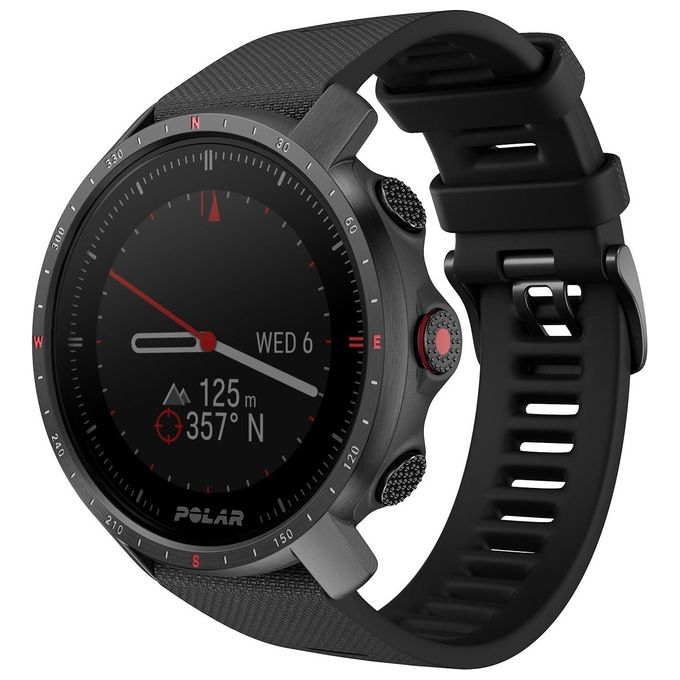 Polar Grit X Pro Outdoor Multisport 1.2'' Shappire GPS Sport Salute Nero
