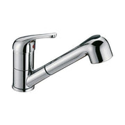 Crolla 7070CR CR Tecnomix Miscelatore monocomando con Doccetta Estraibile a 2 getti in abs e Bocca girevole Cromo