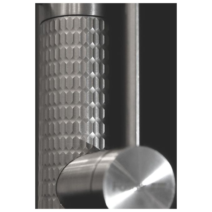 Foster 8424100 Marine Skin Miscelatore monocomando con Canna girevole e doccia snodabile Inox Satinato