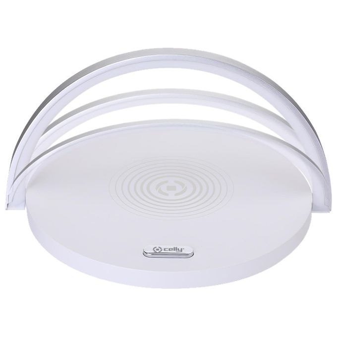 Celly Wireless Charger Lamp Circle Bianco