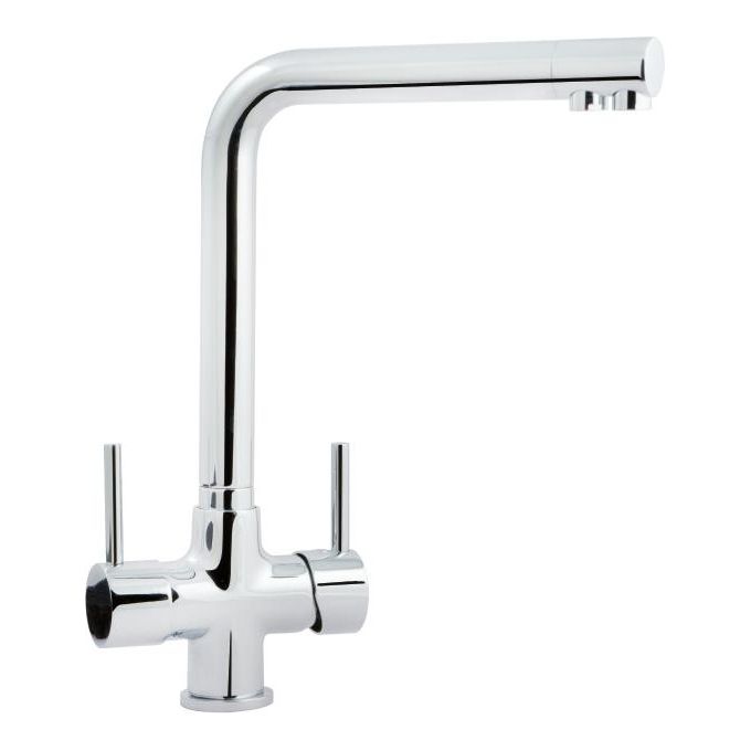 Crolla 4570 CR Tria Miscelatore Monocomando a bocca alta con uscita separata per acqua pura Cromato