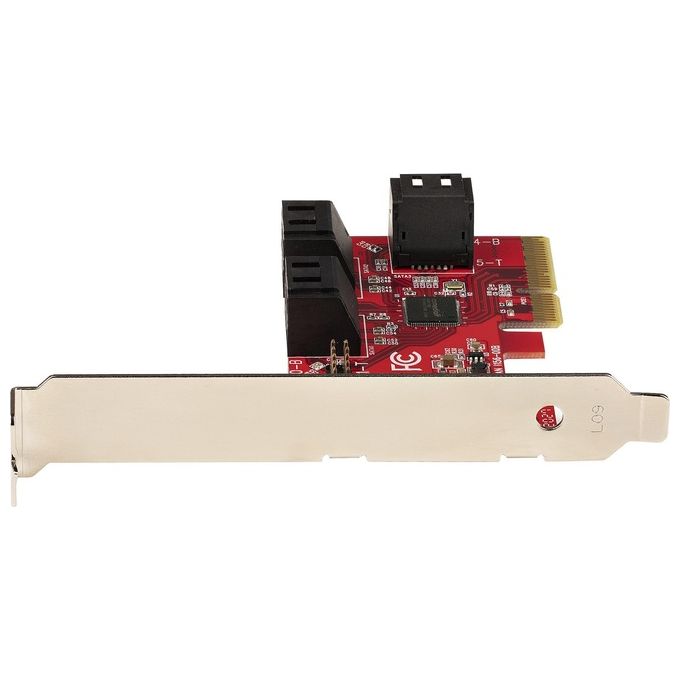 StarTech.com Scheda Pcie 3.0 a Sata 6 Porte Controller Pcie Sata con Asm1166