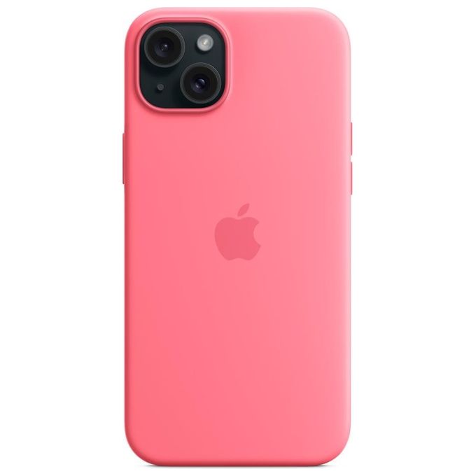 Apple Custodia MagSafe in Silicone per iPhone 15 Plus Rosa ​​​​​​​