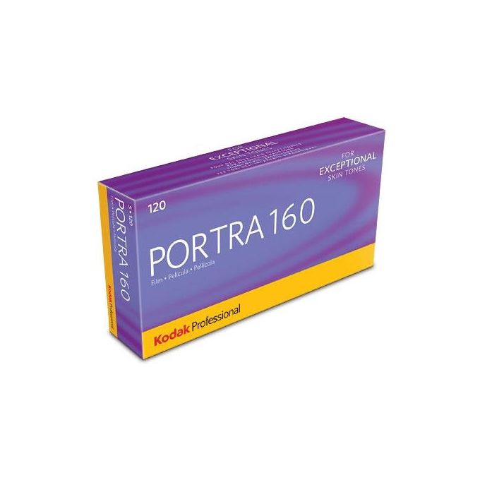 Kodak 1x5 Portra 160 Pellicola per Foto a Colori 120