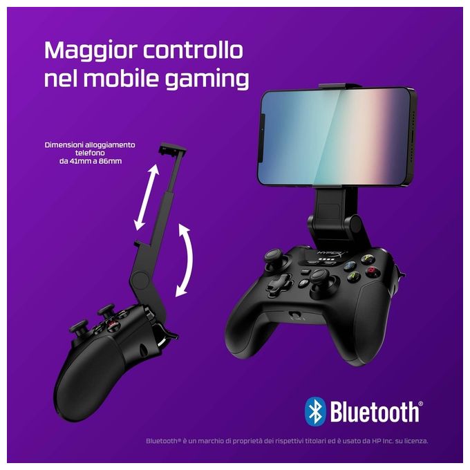 Hyperx Clutch - Wireless Gaming Controller Nero Mobile-Pc
