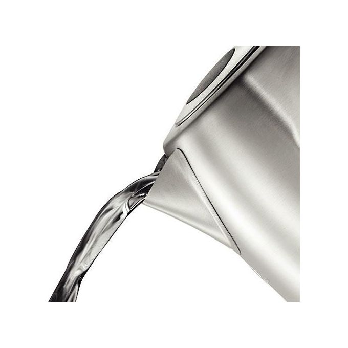 Russell Hobbs Quiet Kettle – Bollitore elettrico 1.7 L, Potenza 2400 W, Corpo in acciaio inox, Tecnologia silenziosa Quiet Boil, Sistema di sicurezza autospegnimento, Colore Acciaio
