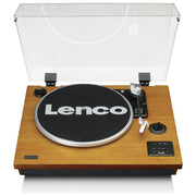 Lenco LS-55WA Giradischi con Altoparlanti Integrati Noce