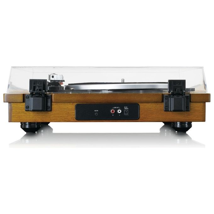 Lenco LS-55WA Giradischi con Altoparlanti Integrati Noce