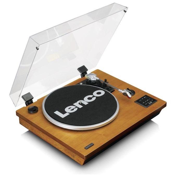 Lenco LS-55WA Giradischi con Altoparlanti Integrati Noce