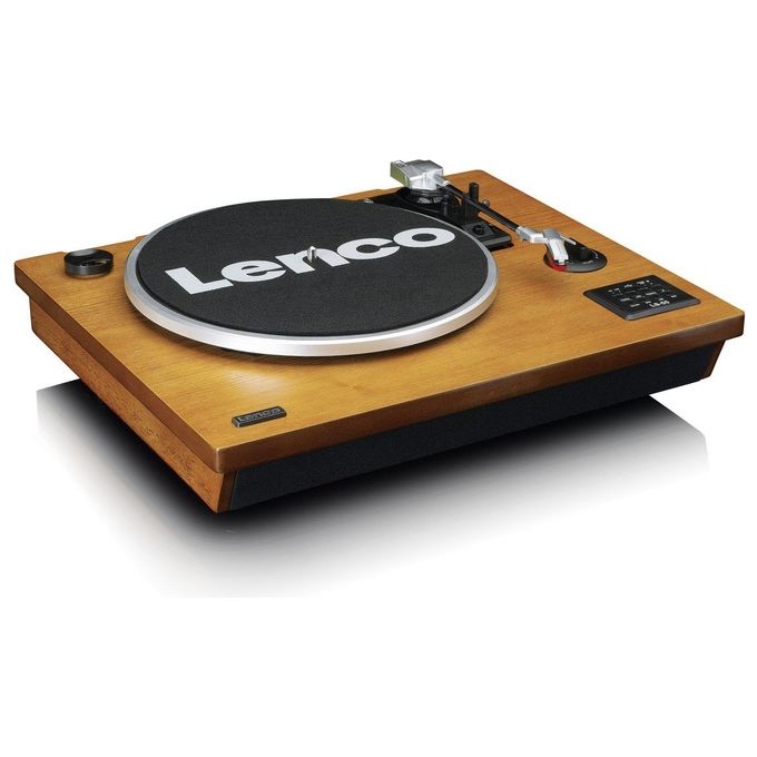 Lenco LS-55WA Giradischi con Altoparlanti Integrati Noce