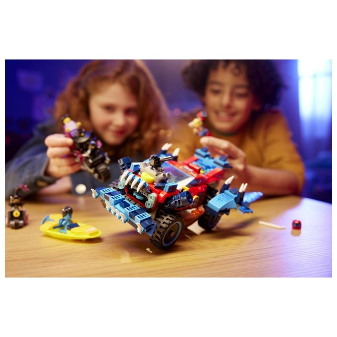 LEGO DREAMZzz 71458 Auto-Coccodrillo, Giocattolo 2in1 da Monster Truck a Macchina-Animale con Jayden e il Cacciatore Notturno