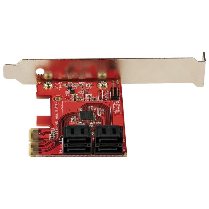 StarTech.com Scheda Pcie Sata 4Pt 6gbps Scheda Espansione Pcie Asm1164
