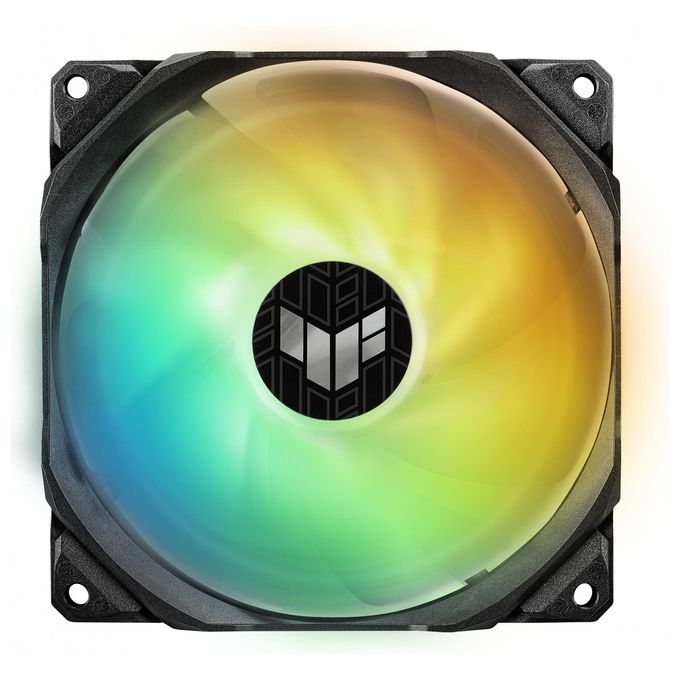 ASUS TUF Gaming LC 120 ARGB Dissipatore a Liquido All-In-One, Ventola TUF Gaming da 120mm ARGB, illuminazione ARGB, LGA 1700-1200-1150-1151-1152-1155-1156 e AMD AM4, Nero