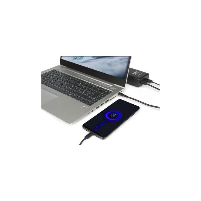 Hamlet XPWNB100PDU Alimentatore per Notebook Usb-C 100W Usb 5V 12W