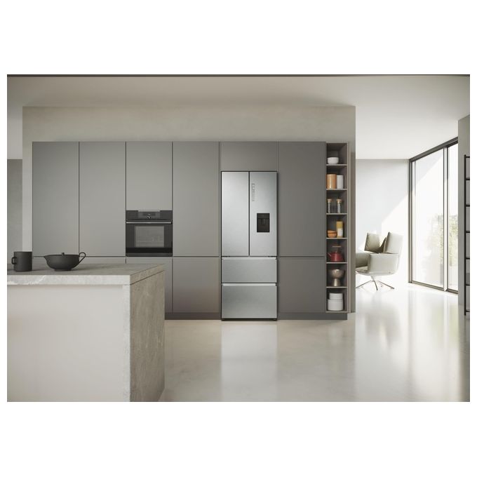 Haier FD 70 Serie 5 HFR5719EWMG Frigorifero Side-by-Side Libera Installazione 444 Litri Classe Energetica E Argento