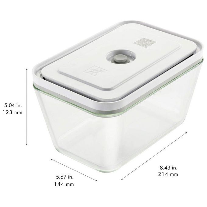 Zwilling Vacuum Box L In Vetro Bianco