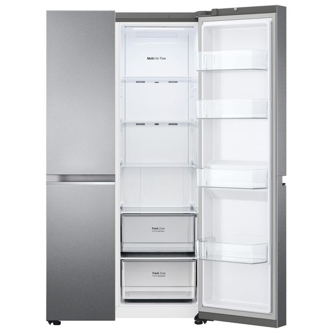 LG GSBV70DSTM Frigorifero Side by Side Capacita' 655 Litri Classe energetica F Total No Frost Compressore Smart Inverter 179 cm Inox