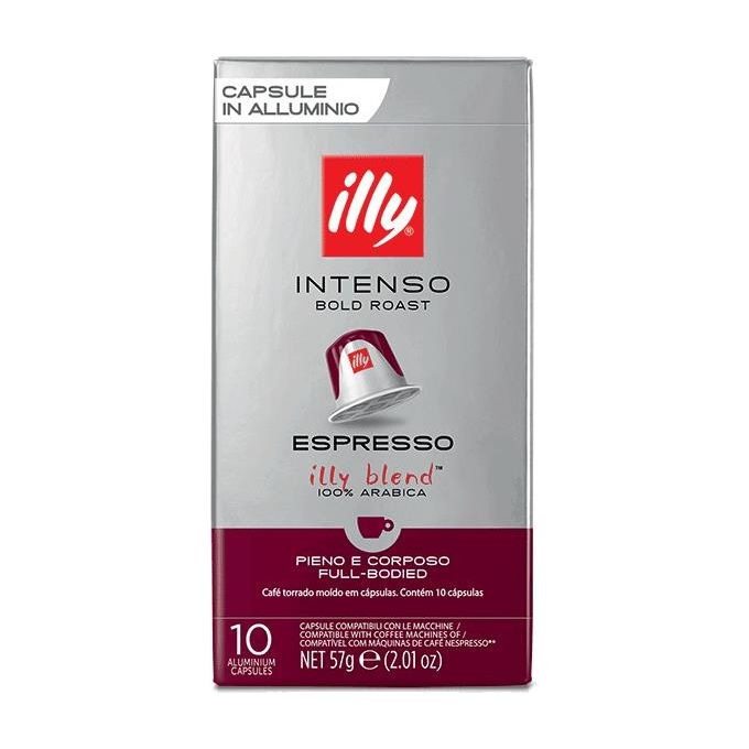 Illy, 10 Capsule Caffe' Espresso Intenso Compatibili Nespresso, Tostato