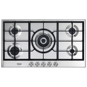 DeLonghi NSL590X Piano Cottura a Gas 5 Zone 1 Doppia Corona 90 cm Inox