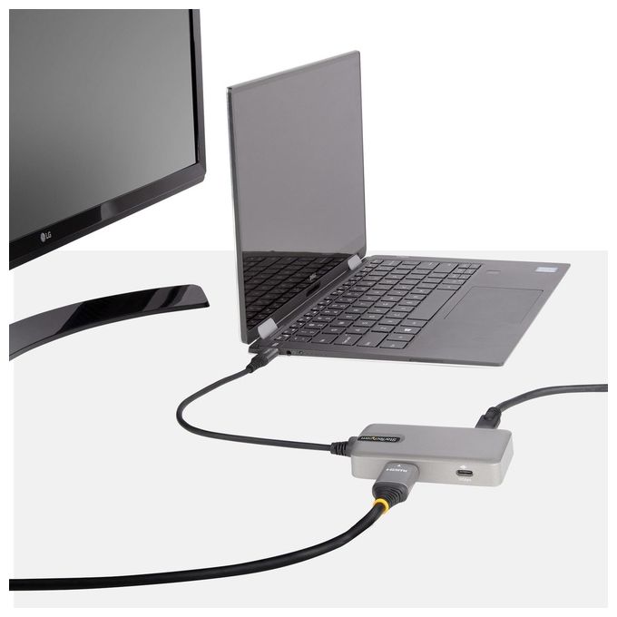 StarTech.com Adattatore Multiporta Usb C Mini Docking Station Usb Type-C a Hdmi 2.0 4k 60hz