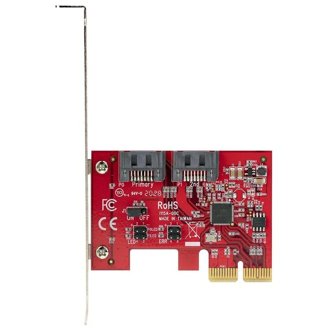 StarTech.com Scheda Pcie Sata a 2 Porte Raid Pci Express Sata 6gbps