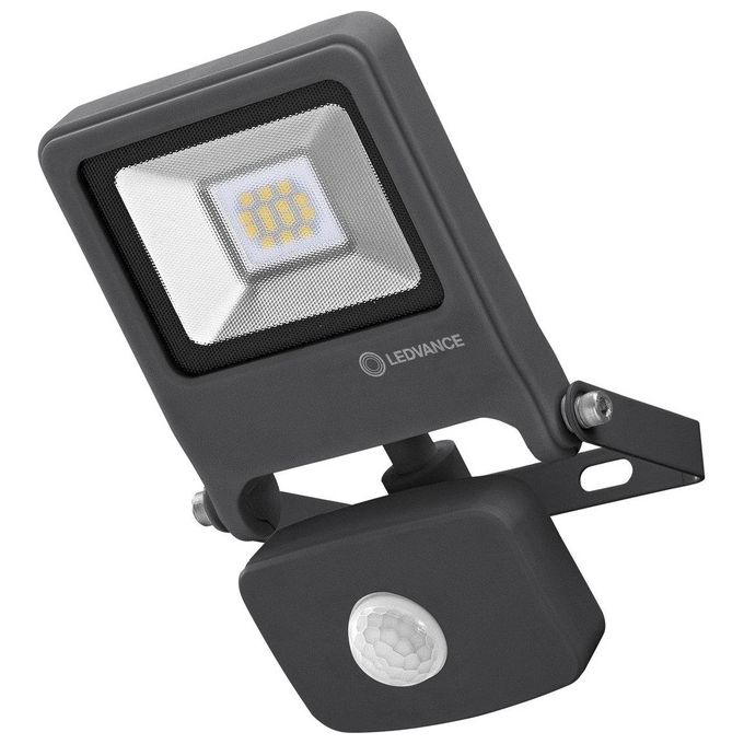Ledvance Proiettore con Sensore Presenza Endura Flood Sensor 10W Grigio