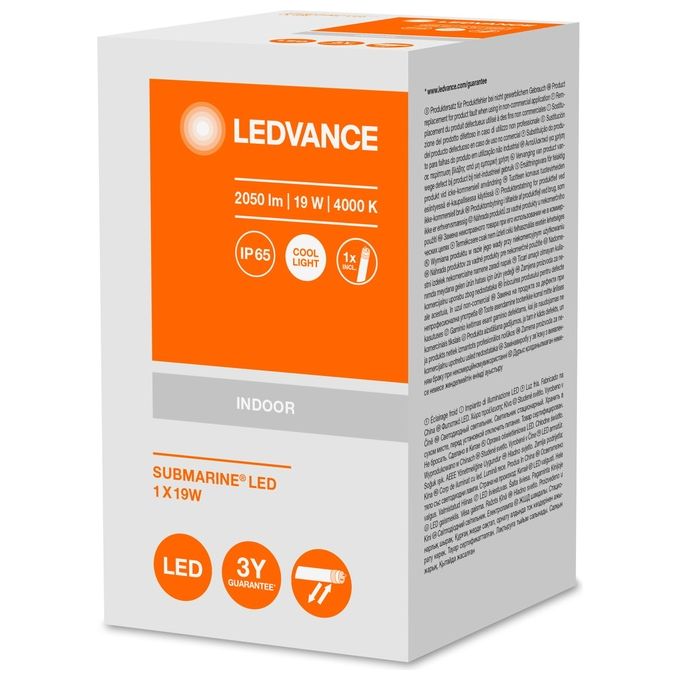Osram Ledvance Submarine Plafoniera Stagna 1X19W 150 Luce Naturale 4000K