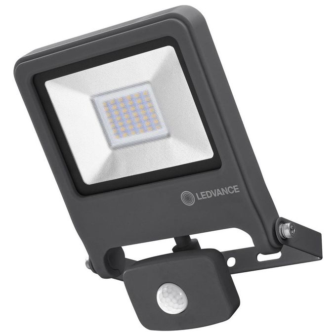 Ledvance Proiettore con Sensore Presenza Endura Flood Sensor 30W Grigio