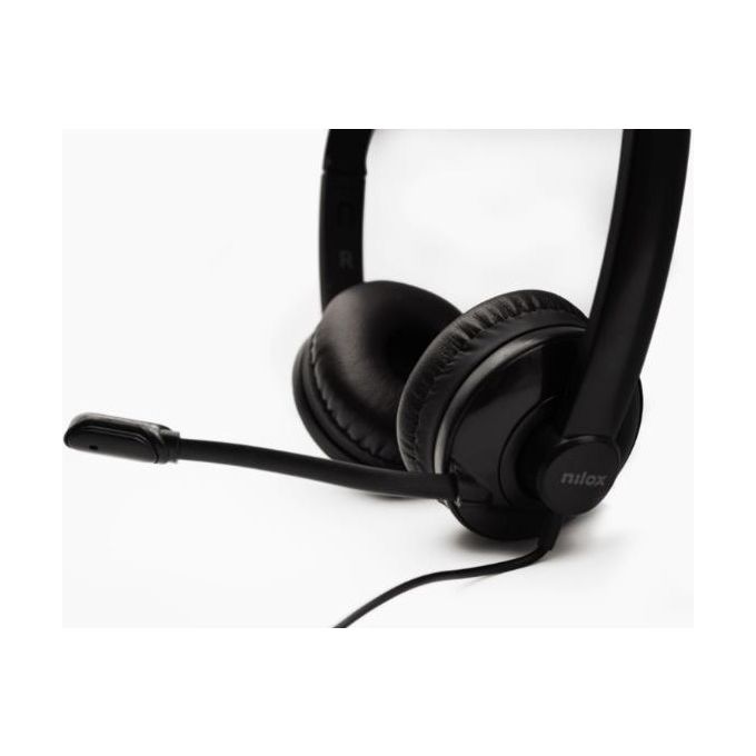 Nilox Cuffia Usb con Filo e Mute Mode