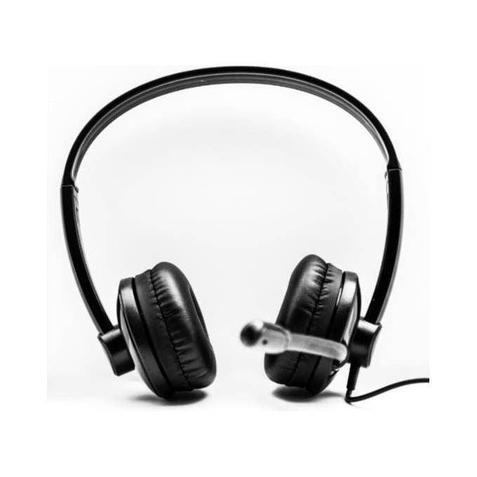 Nilox Cuffia Usb con Filo e Mute Mode