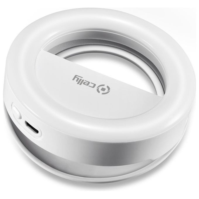 Celly Selfie Flash Light Rgb Bianco