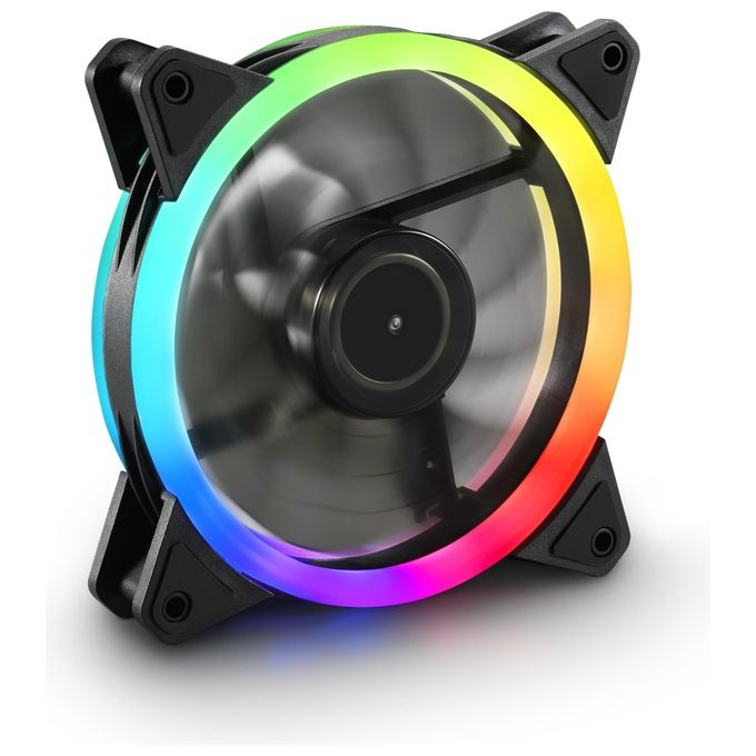 Sharkoon Shark Blades PWM Ventola per Case Rgb Ring Fan 120x120x25mm