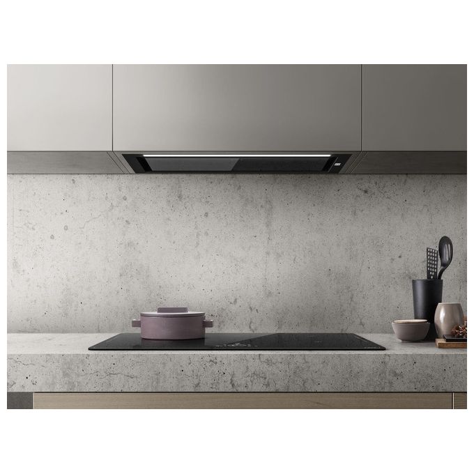 Elica PRF0164391 HIDDEN 2.0 BLGL-A-90 Cappa da Incasso Classe energetica A 3 Velocita' Aspirante Illuminazione LED 90 cm Nero