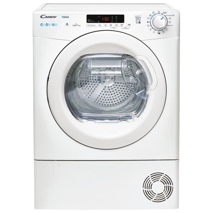 Candy asciugatrice a pompa di calore da 10 kg classe A++ 15 programmi controllo remoto e stiro facile colore bianco 596x585x850 mm