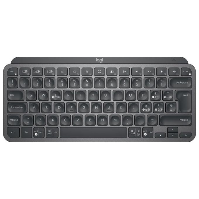 Logitech MX Keys Mini for Business Tastiera RF senza Fili Bluetooth QWERTY Italiano Grafite