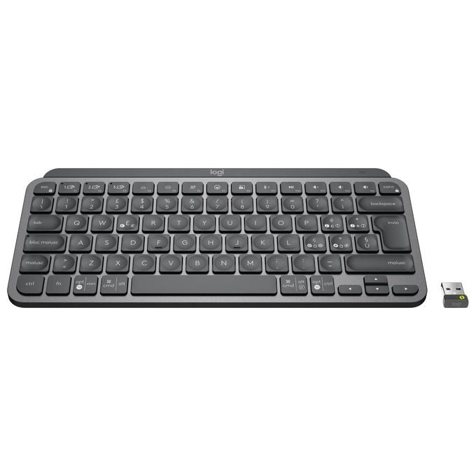 Logitech MX Keys Mini for Business Tastiera RF senza Fili Bluetooth QWERTY Italiano Grafite