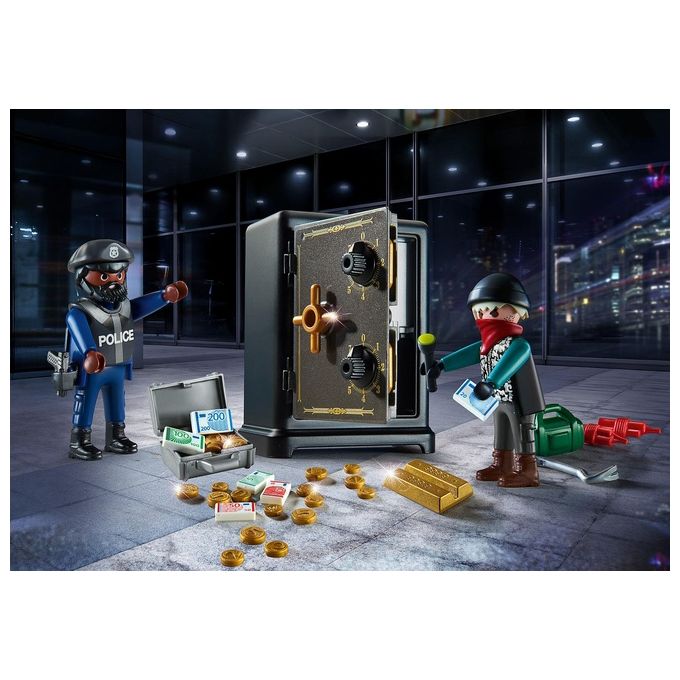 Playmobil City Action Starter Pack Ladro e Cassaforte