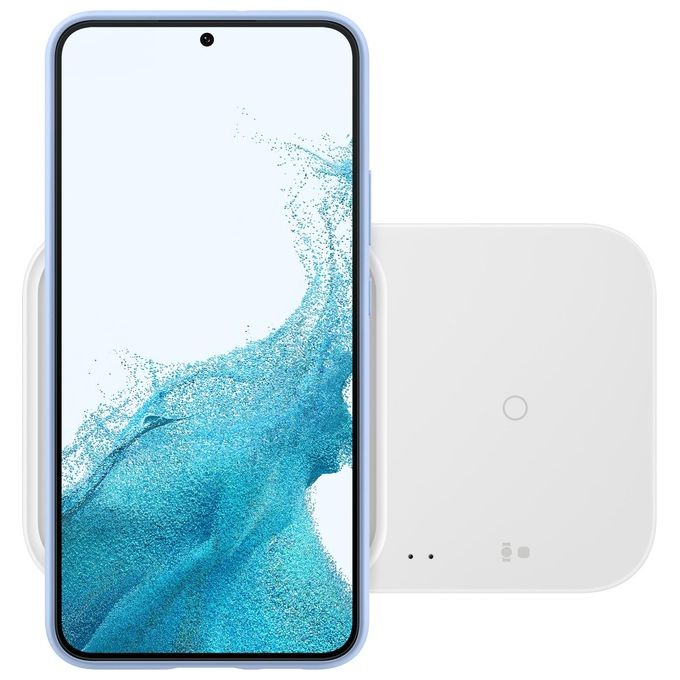 Samsung Caricatore Wireless Charger Duo 15W Fast Charging 2.0 Bianco