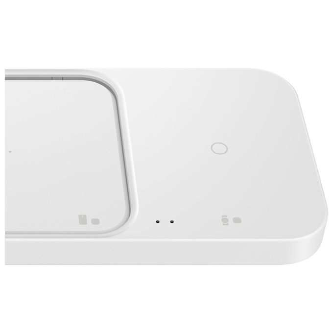 Samsung Caricatore Wireless Charger Duo 15W Fast Charging 2.0 Bianco