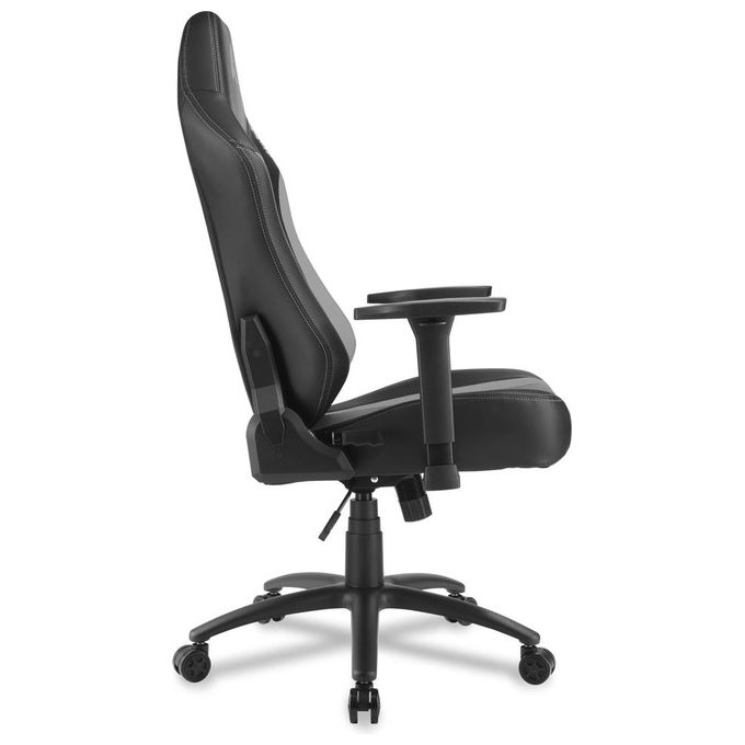 Sharkoon SKILLER SGS20 sedia in Pelle Sintetica, Dimensioni Comfort Nera Grigia