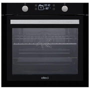 Elleci FKPP60286NS Forno Elettrico Ventilato 73 Litri  Plano Plus 60 10 Funzioni Nero 86 Manopole Nere