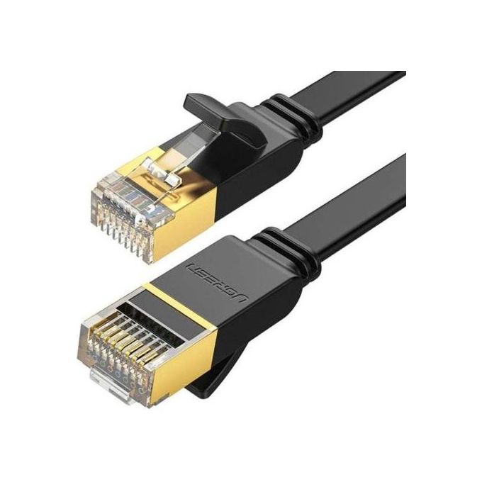 Ugreen Cavo Ethernet Cat 7 U-Ftp Flat 1.5mt Nero