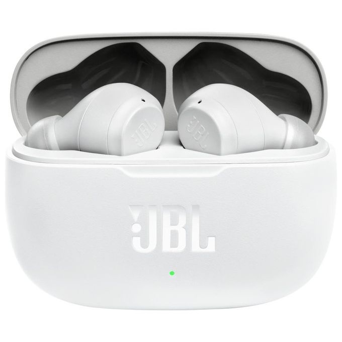 JBL Wave 200TWS Cuffie In-Ear True Wireless Auricolari Bluetooth Senza Fili con Microfono Integrato Protezione IPX2 Custodia Ricarica Bianco